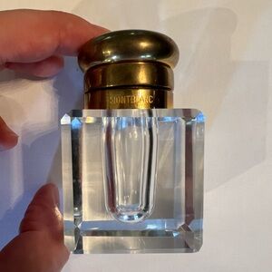 Vintage Mont Blanc Crystal Inkwelll